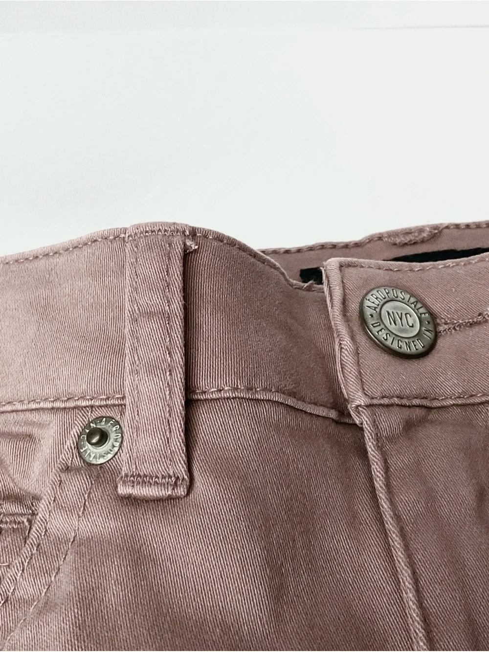 Aeropostale Mauve/Taupe Denim Shorts